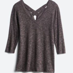 KAILEIGH Luciana Back Detail Knit Top